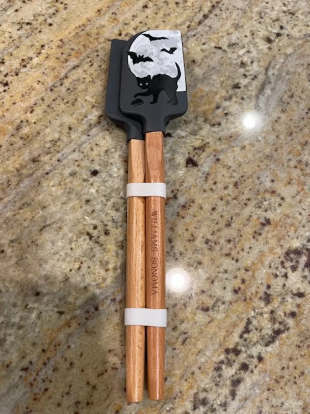 2 WILLIAMS SONOMA Mini Halloween Spatulas 8.75